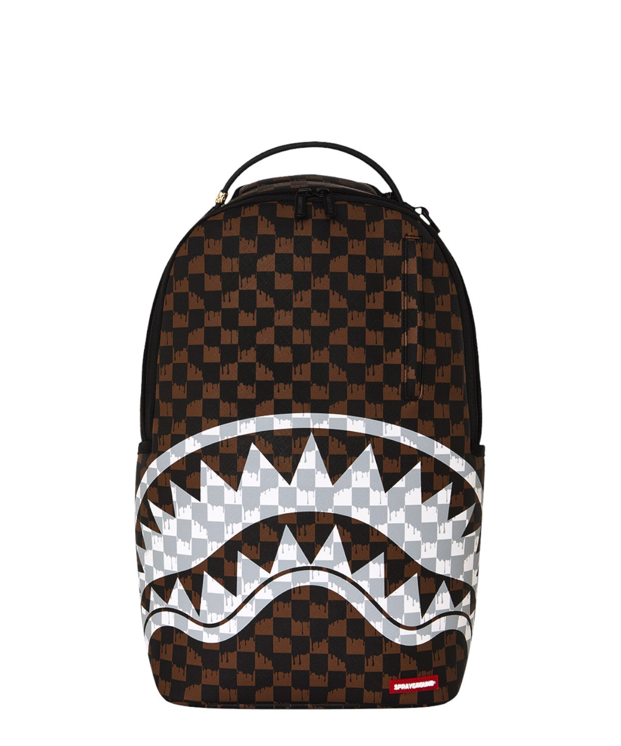 Zaino Sprayground Drip Check Shark Cream