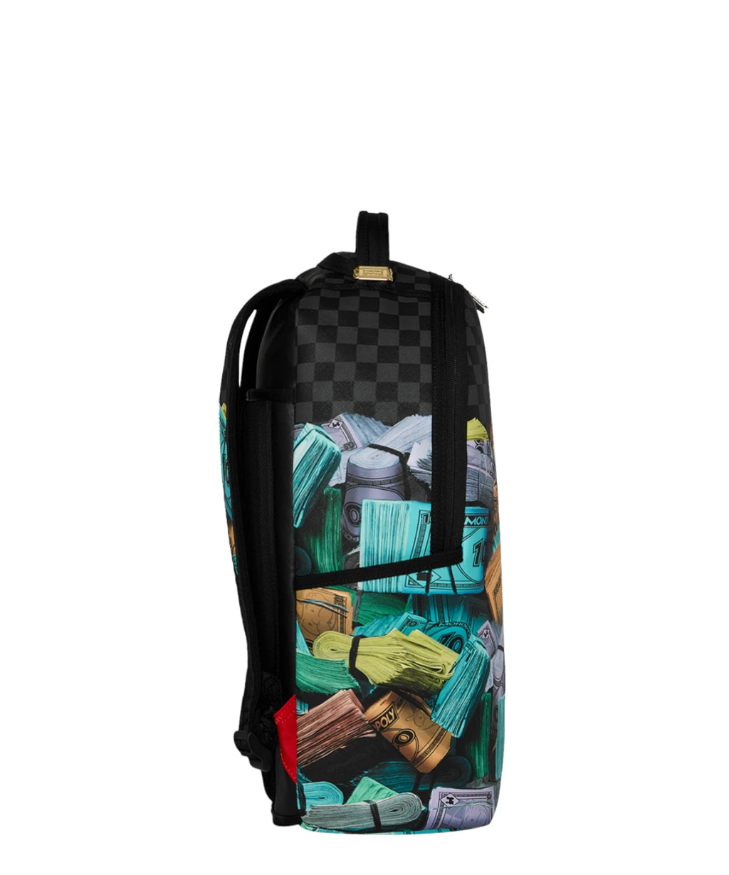 Zaino Sprayground Monopoly Money Stacks DLXSV