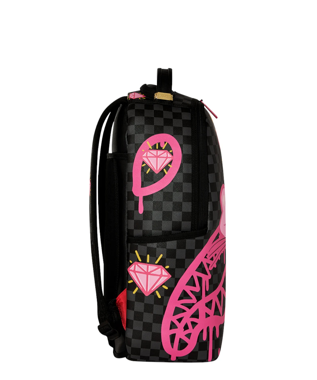 Sprayground Pink Panther backpack with graphic