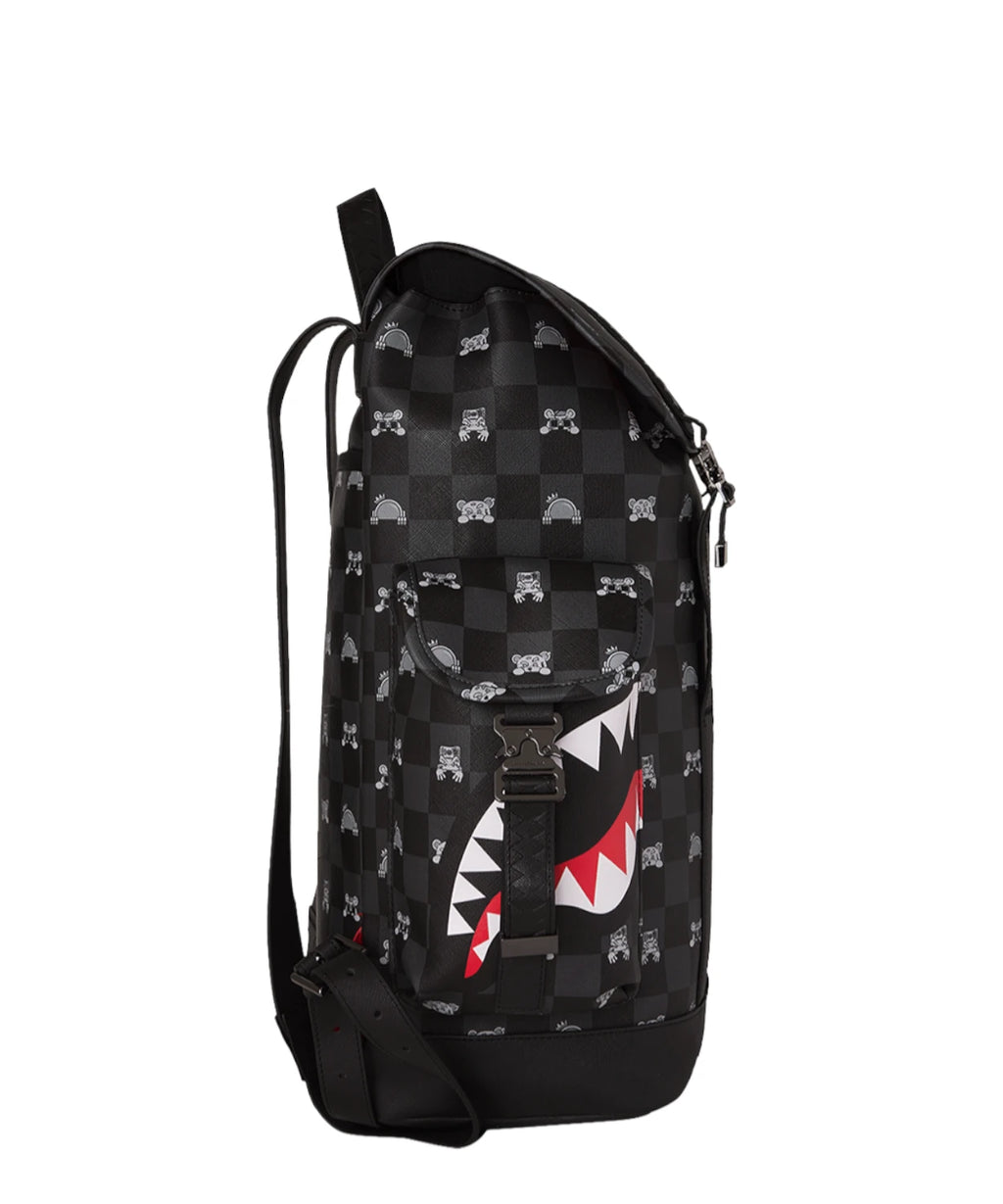 Sprayground Rugzak Monte Carlo Shark met Peeking Design