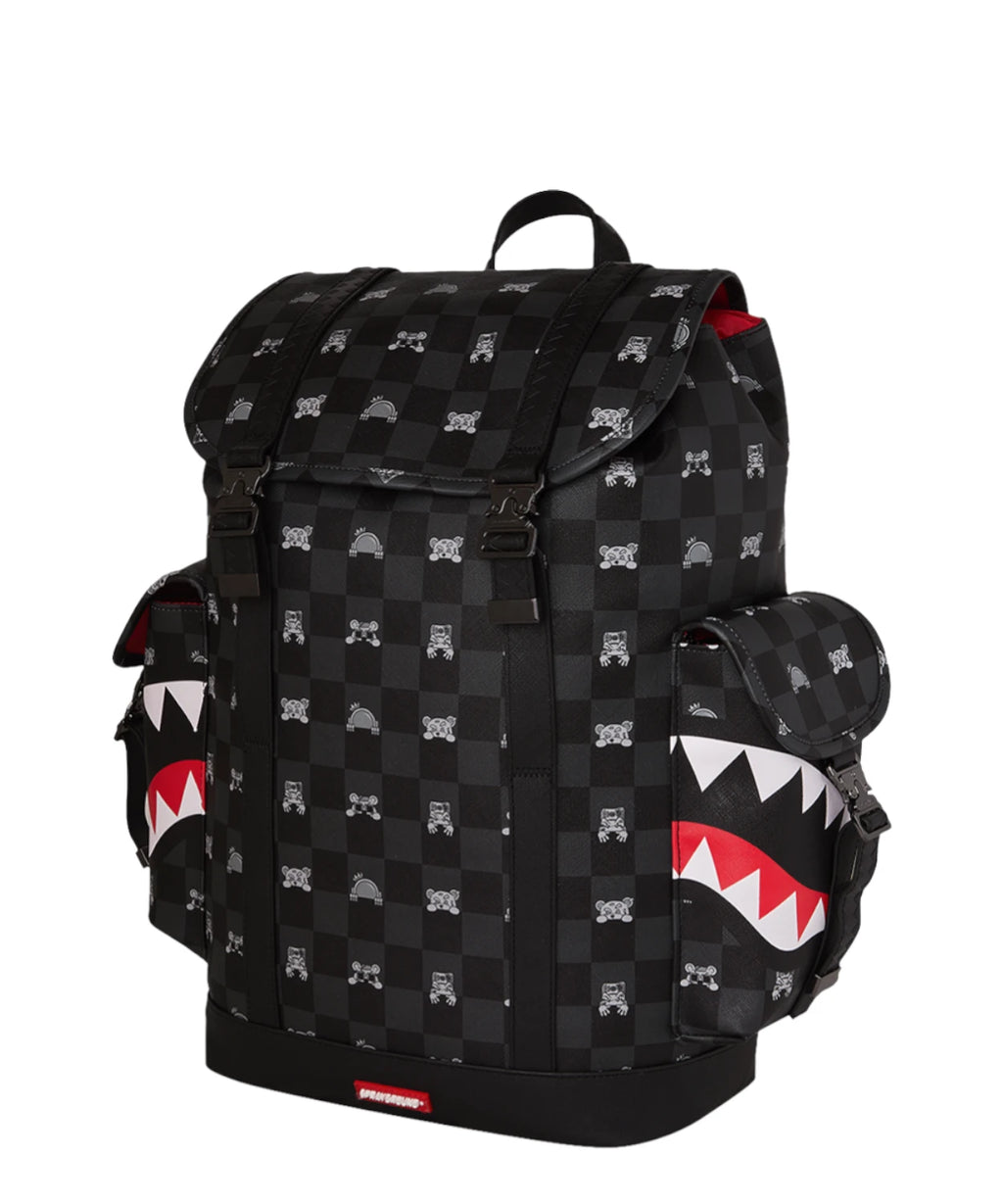 Sprayground Rugzak Monte Carlo Shark met Peeking Design