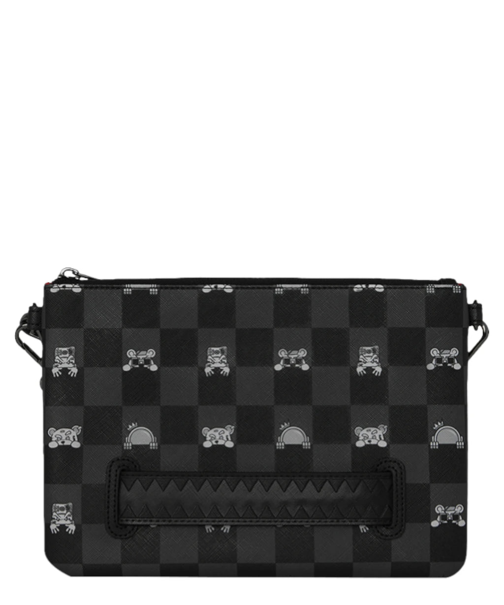 Sprayground crossbody tasje met haai-graphic