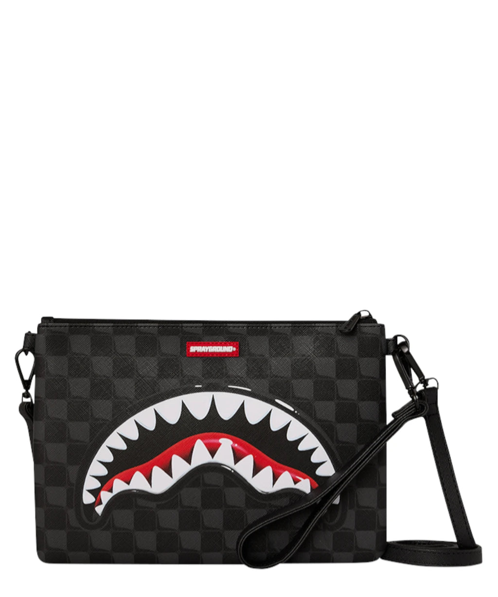 Sprayground Sip Balloon Black Crossbody Pouch