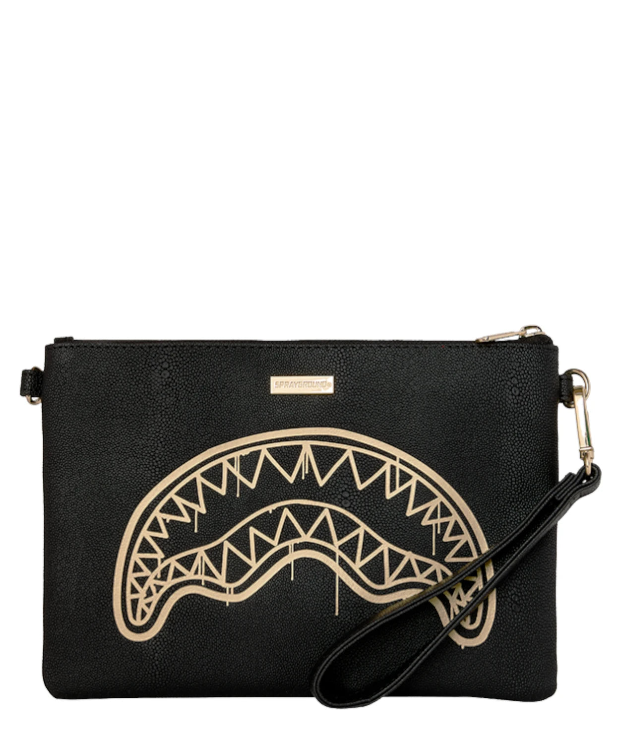 Sprayground Gold Drip Crossbody Pochette