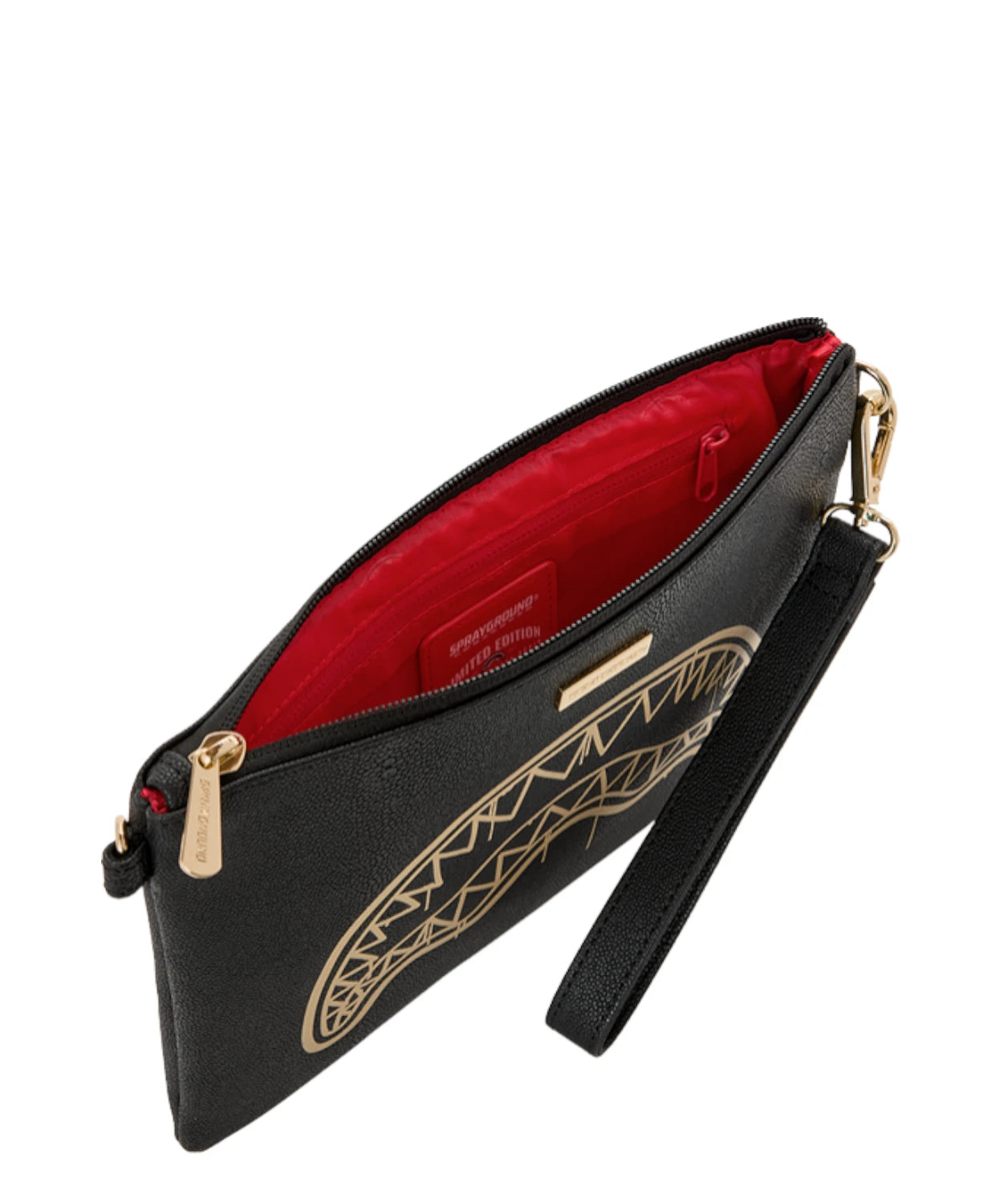 Sprayground Gold Drip Crossbody Pochette