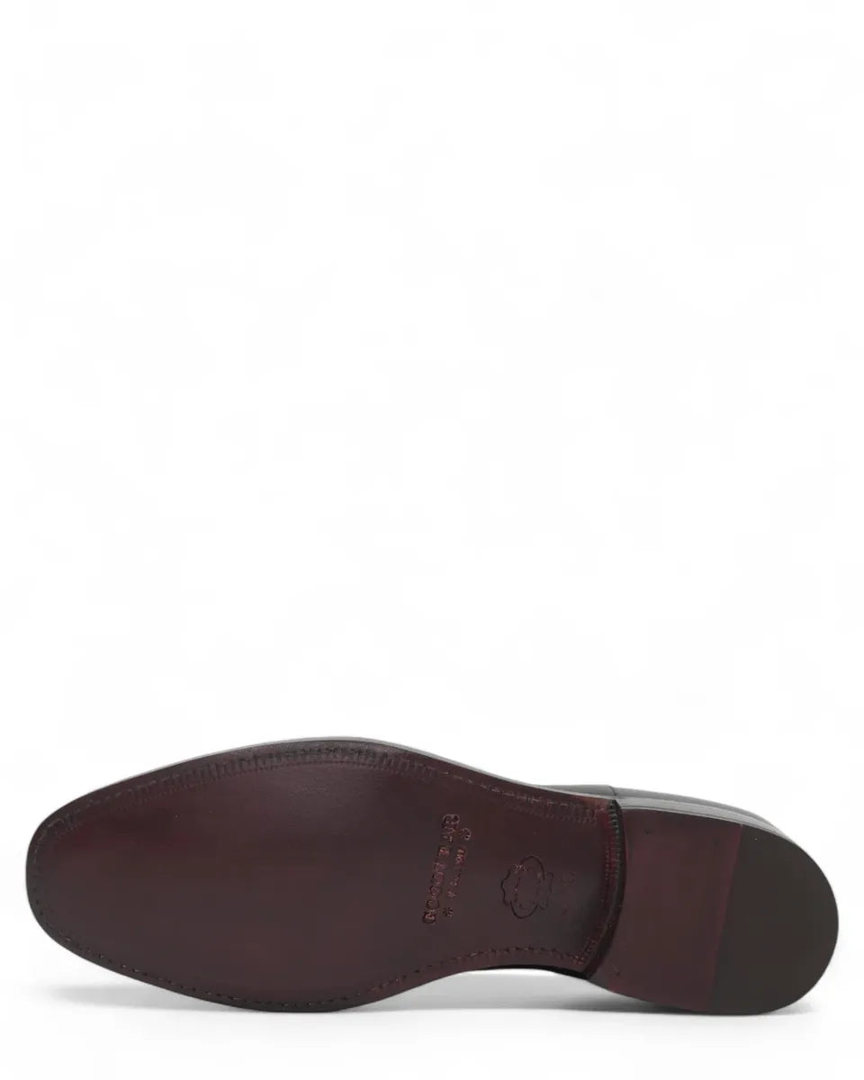 Stringate in Pelle con Lavorazione Goodyear e Fondo in Cuoio-Graziano Salvatelli-Stringate-Vittorio Citro Boutique