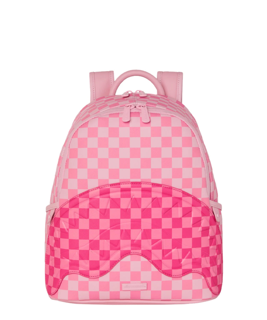 Sprayground Pink Sip Patch Savage Backpack Pink