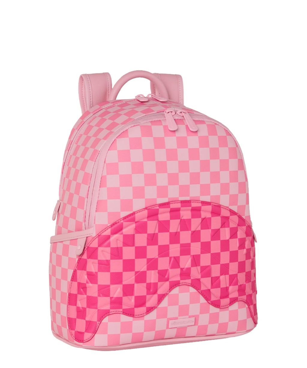 Sprayground Pink Sip Patch Savage Backpack Pink