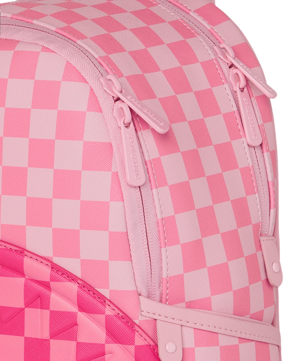 Sprayground Pink Sip Patch Savage Backpack Pink