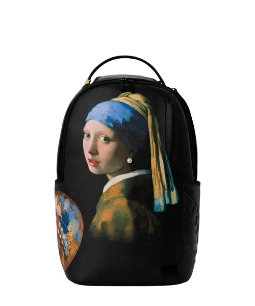 Zaino Sprayground con grafica ragazza orecchino perla