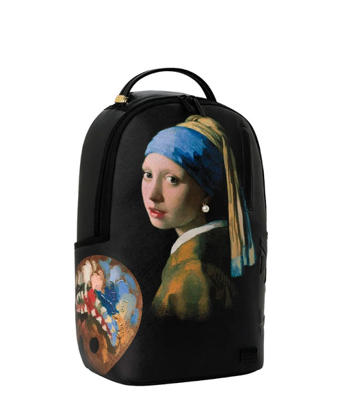 Zaino Sprayground con grafica ragazza orecchino perla