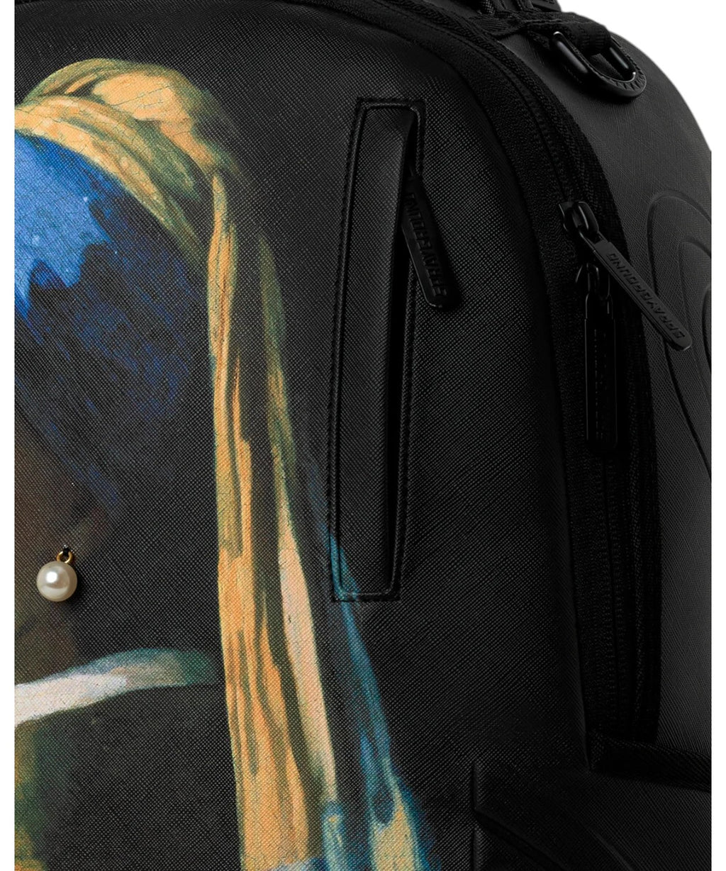 Zaino Sprayground con grafica ragazza orecchino perla