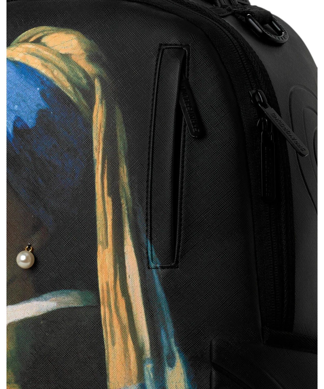 Zaino Sprayground con grafica ragazza orecchino perla