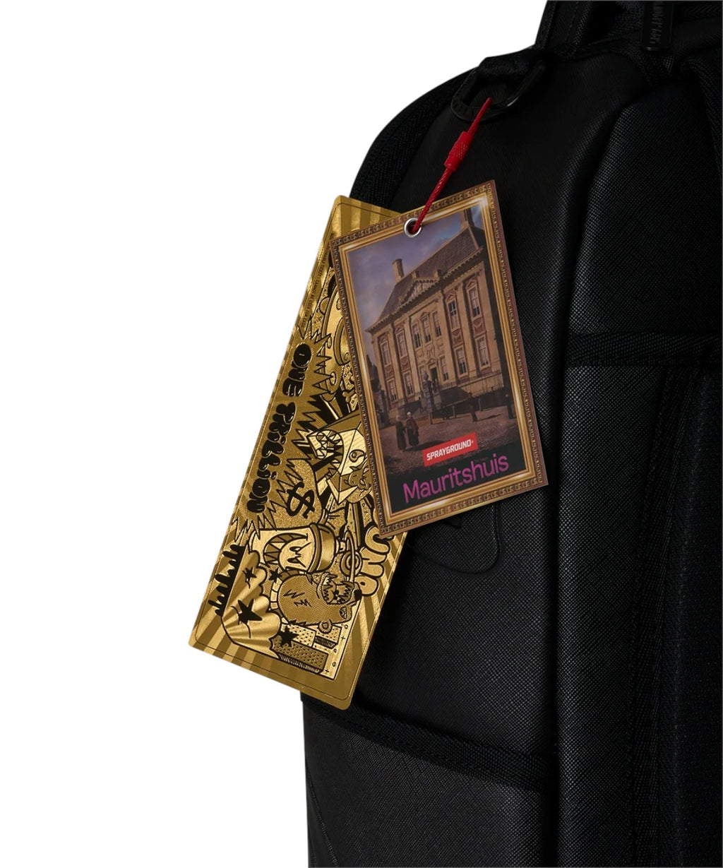 Zaino Sprayground con grafica ragazza orecchino perla