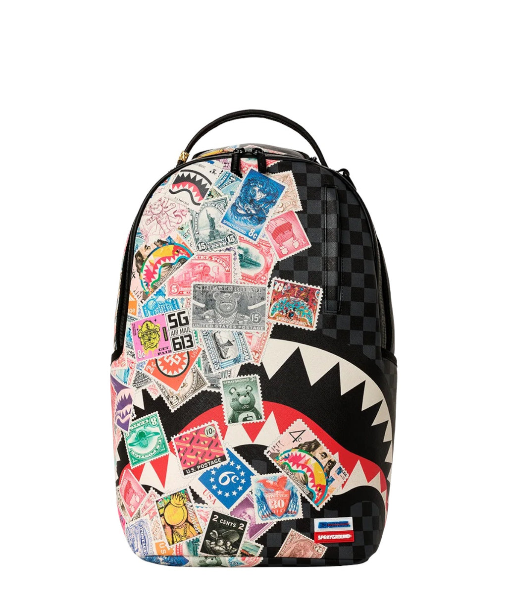 Zaino Sprayground USPS Half Stamps DLXSV con grafica unica