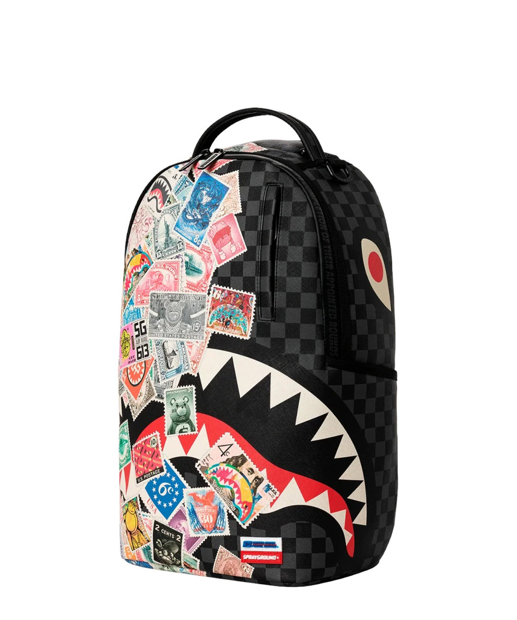 Zaino Sprayground USPS Half Stamps DLXSV con grafica unica