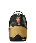 Zaino Sprayground Scarface dorato embossed