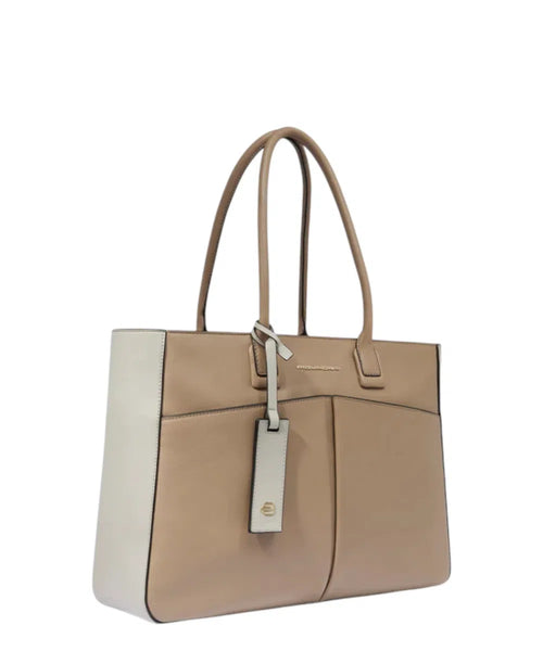 Piquadro Women's Leather Laptop Bag – Elegance and RFID