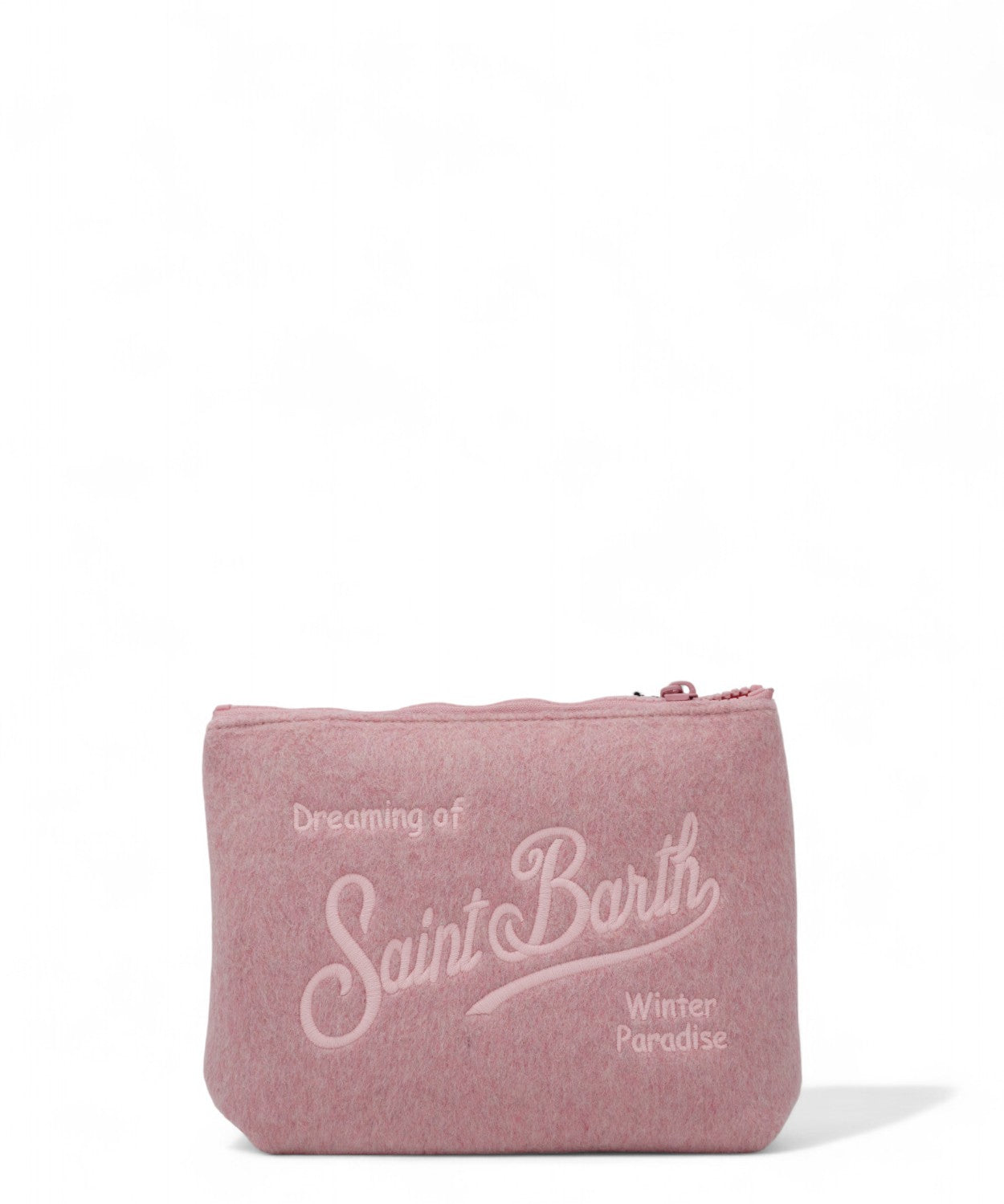 Aline Felt in misto lana con logo-Mc2 Saint Barth-Pochette-Vittorio Citro Boutique