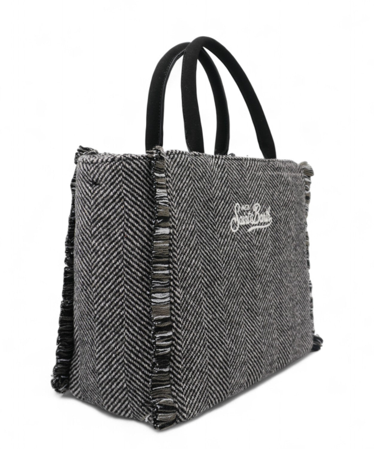 Borsa Colette Wool in lana spigata-Mc2 Saint Barth-Borse a mano-Vittorio Citro Boutique