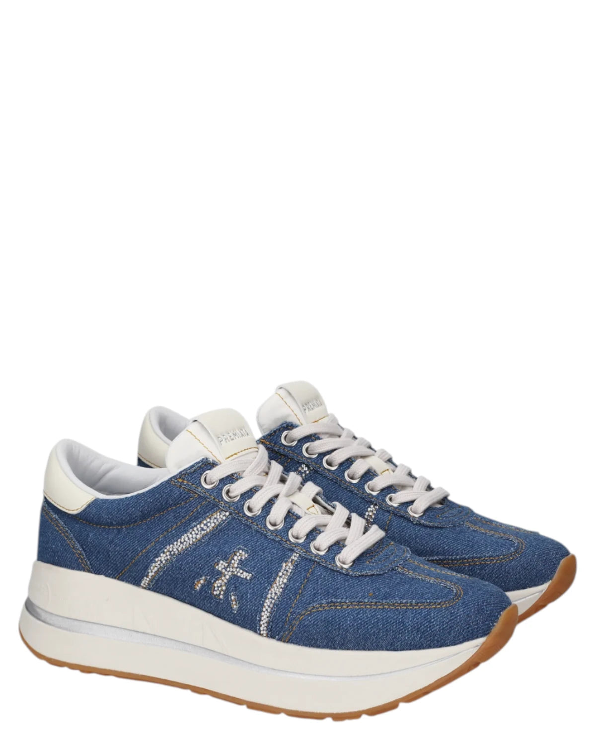 Sneakers Donna Premiata Bethcoin 8151 denim