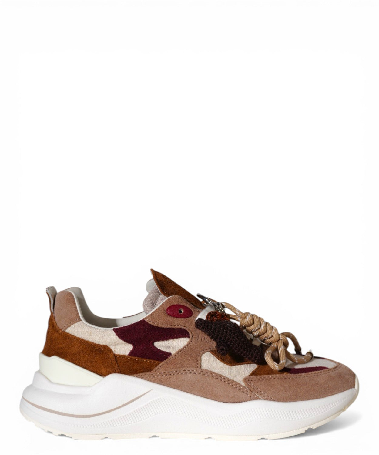 Sneakers D.A.T.E. Fuga Linen con Lacci Charm