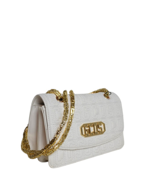 GCDS Shoulder Bag con Tracolla e Impunture Logo