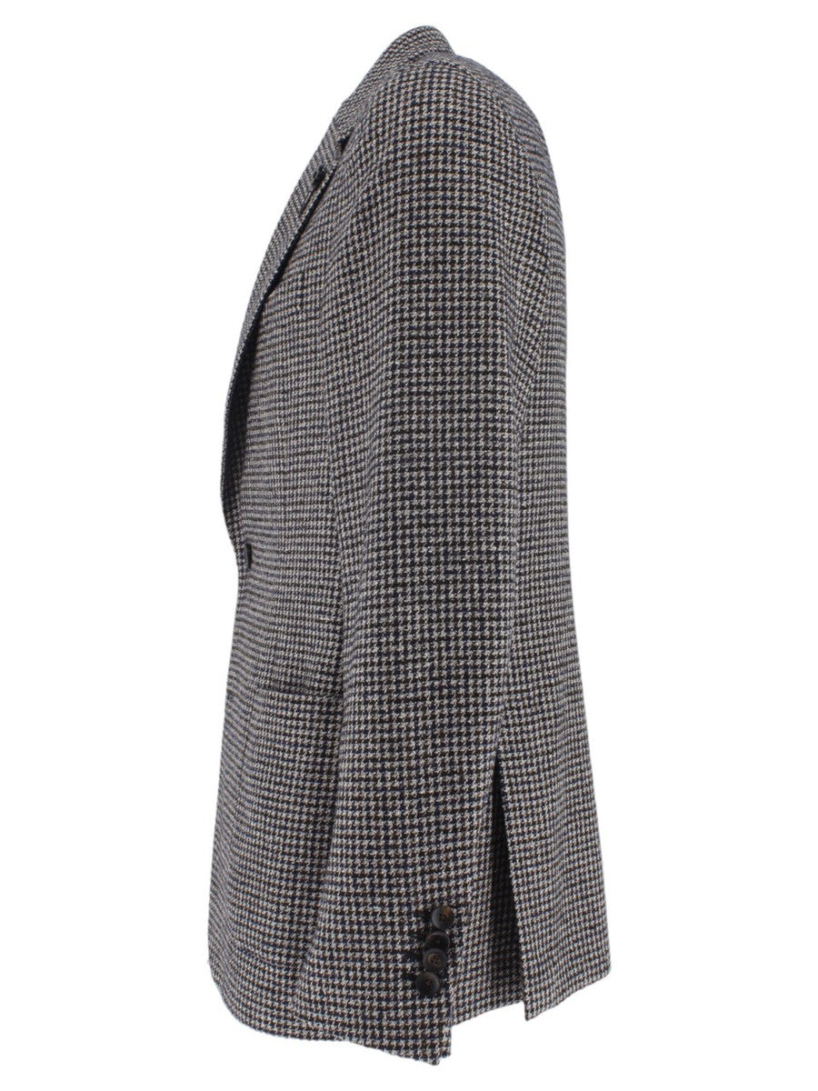 Giacca monopetto scozzese-Lardini-Giacche-Vittorio Citro Boutique