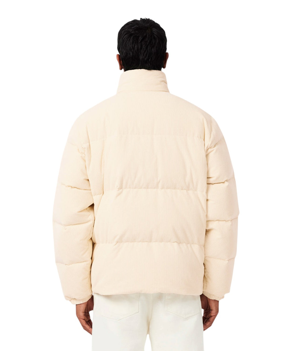 Lacoste Piumino in Velluto a Coste con Piuma