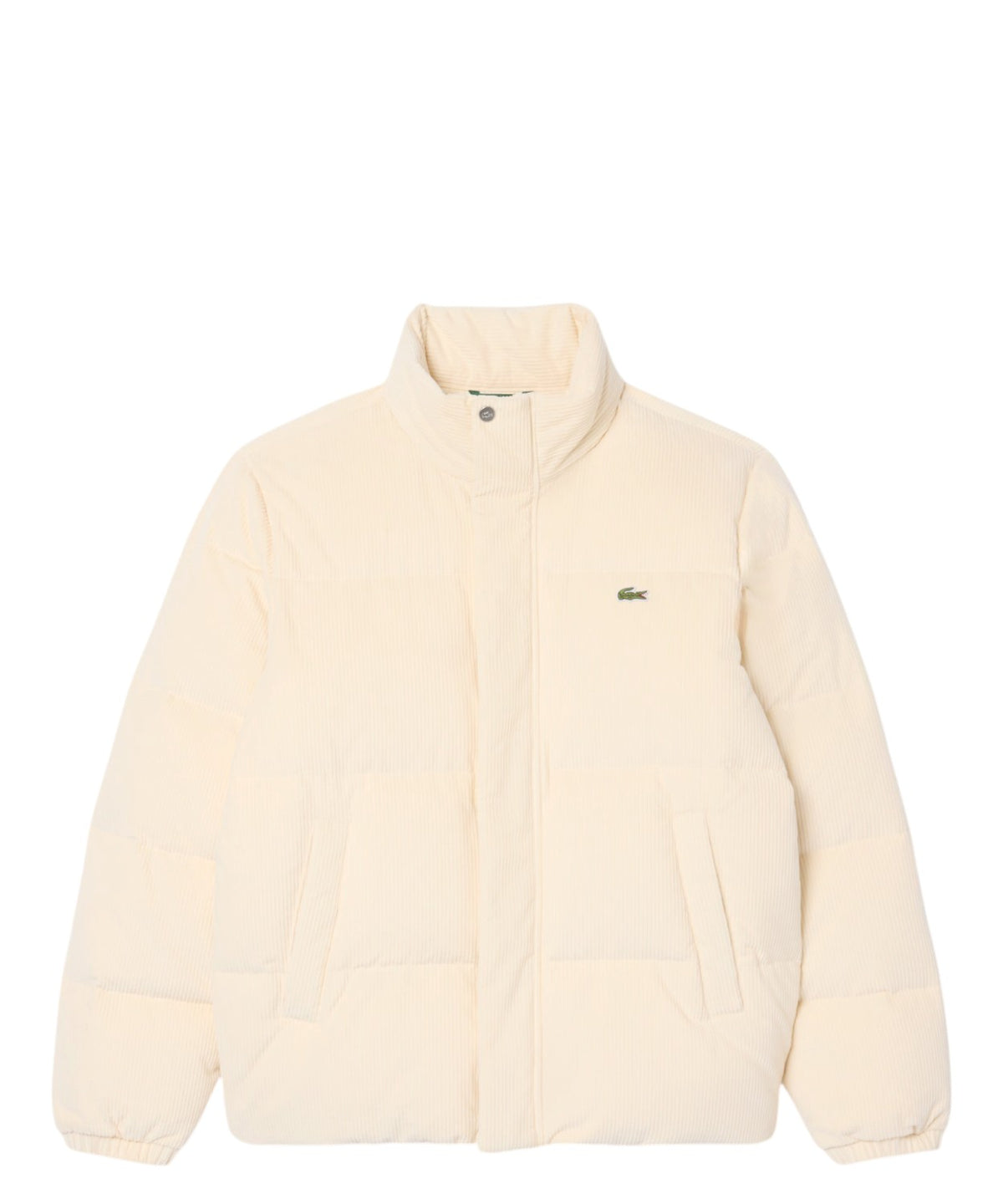 Lacoste Piumino in Velluto a Coste con Piuma