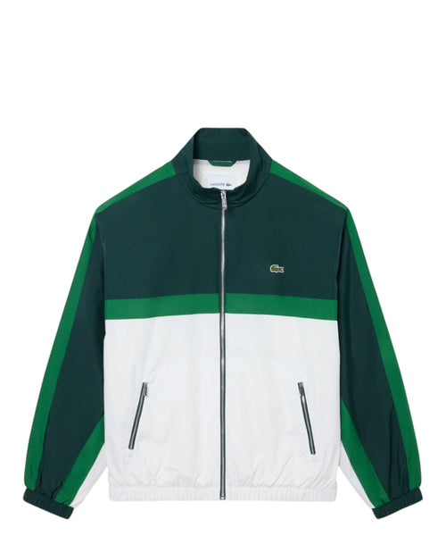 Lacoste Colorblock-jakke til mænd i teknisk taft