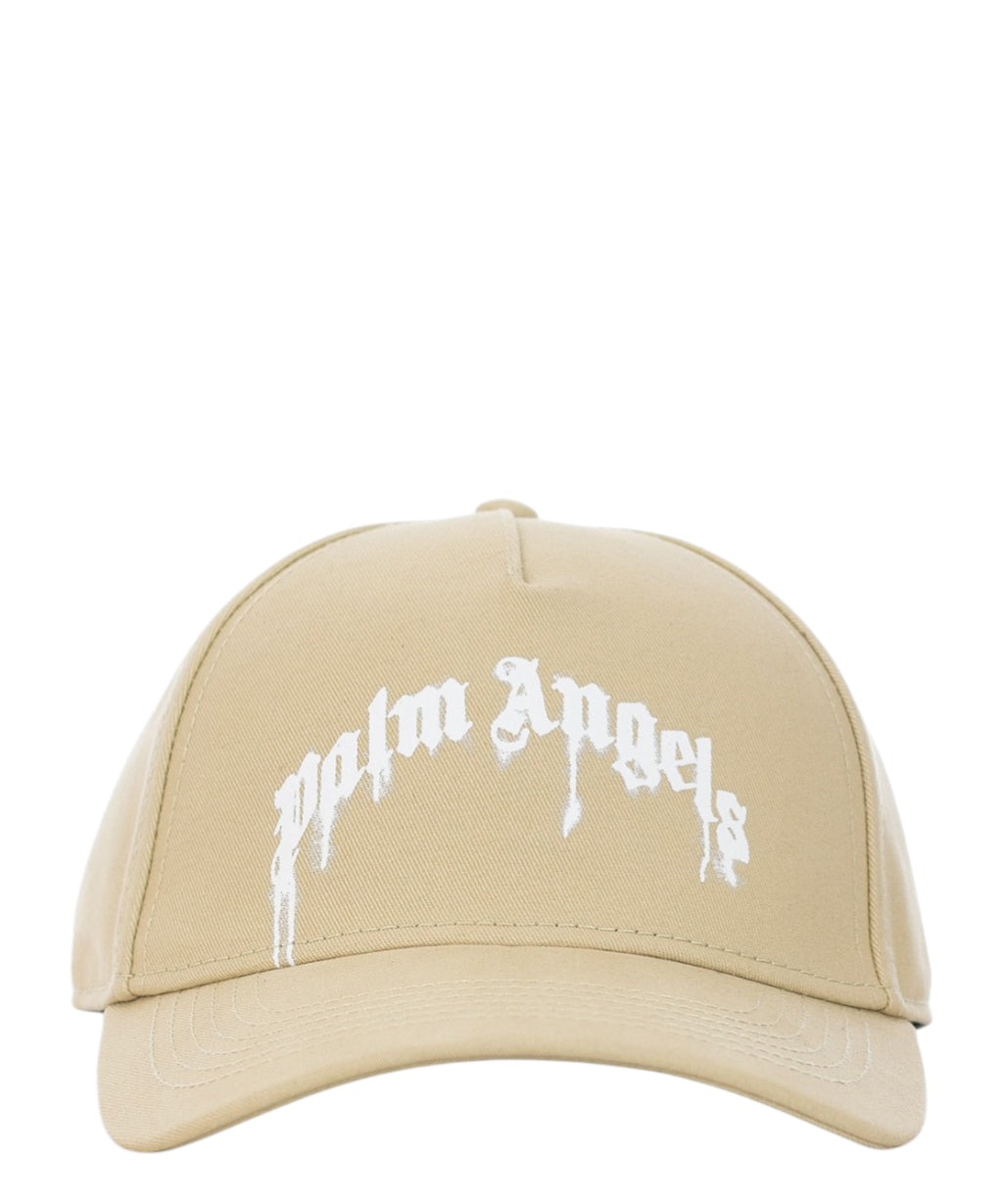 Cappello Palm Angels logo dripping