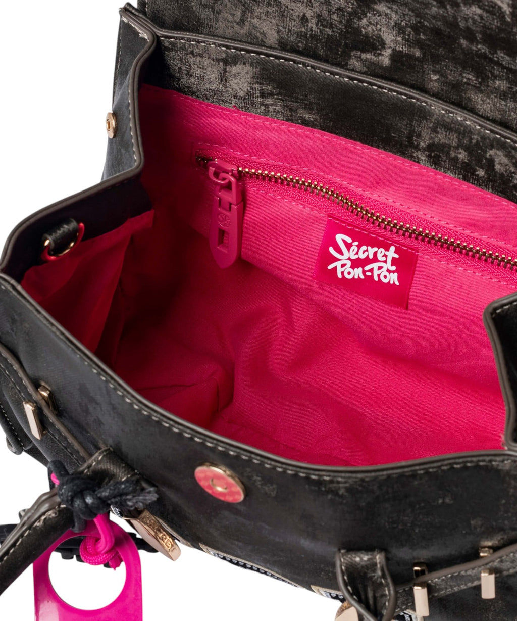 Secret Pon Pon Blayr Strass håndtaske med charm