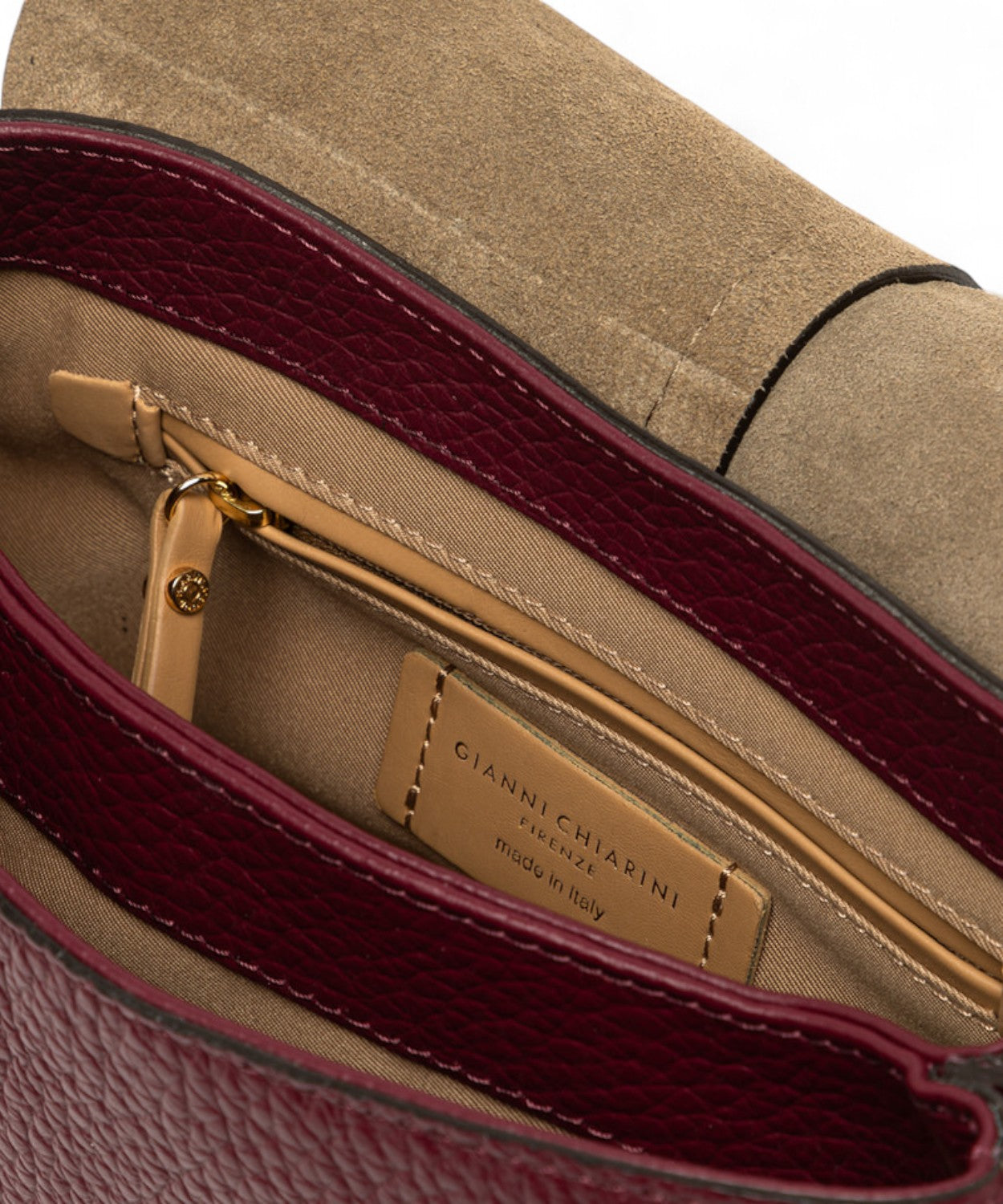 Gianni Chiarini Borsa Helena Round in Pelle Grana Maxi