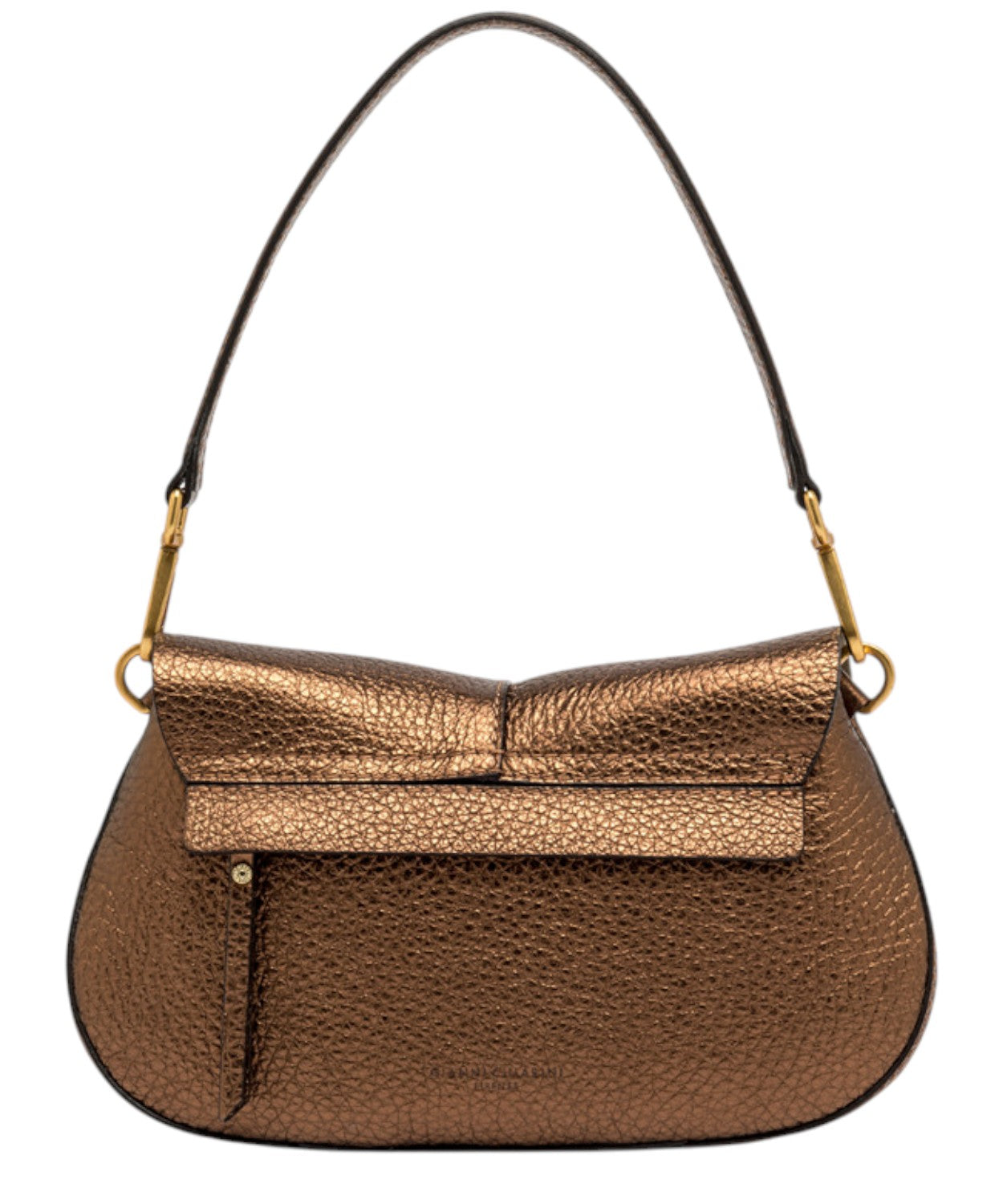 Borsa Helena Round in Pelle a Grana Maxi-Gianni Chiarini-Borse a spalla-Vittorio Citro Boutique