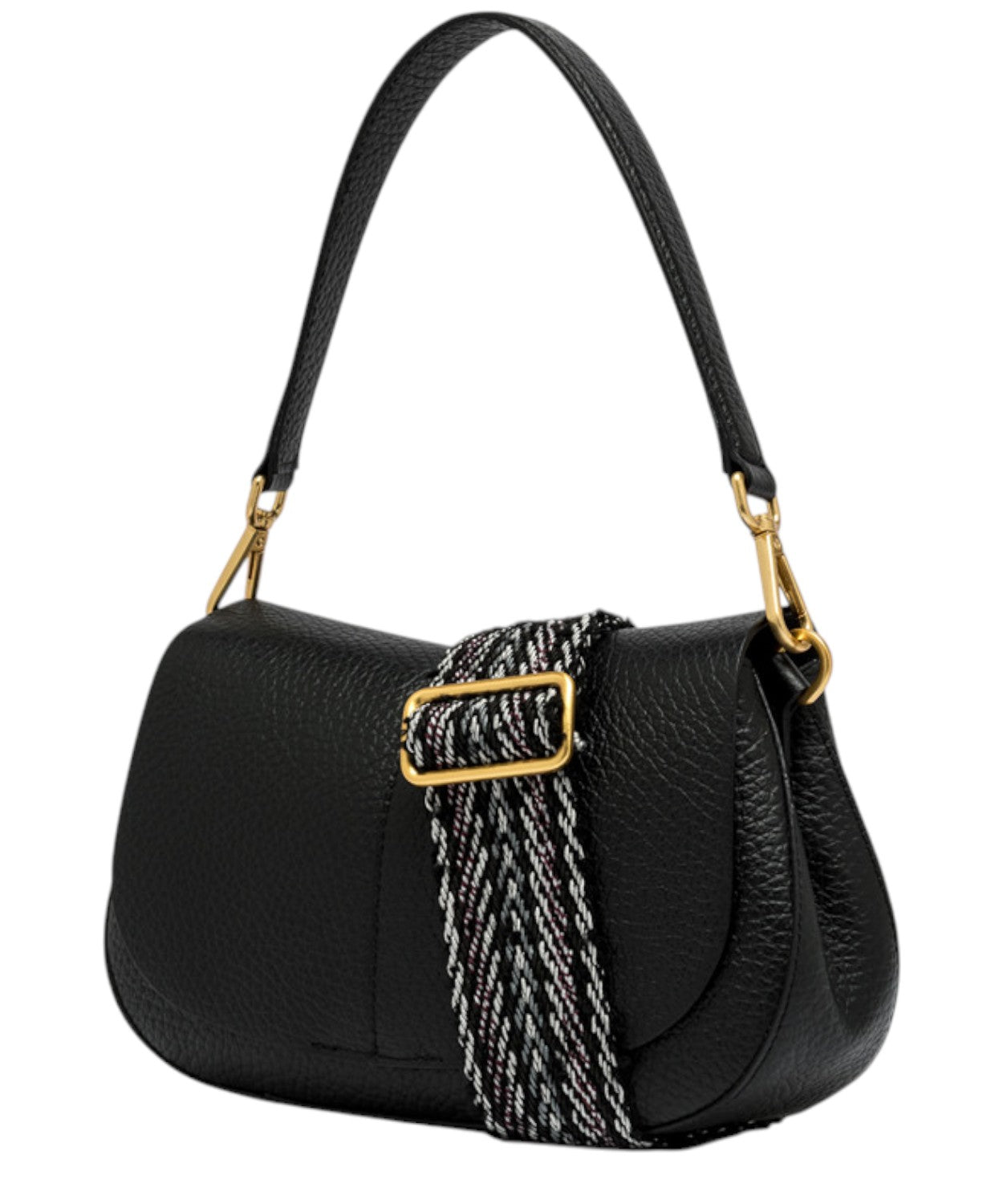 Borsa Helena Round in Pelle a Grana Maxi-Gianni Chiarini-Borse a spalla-Vittorio Citro Boutique