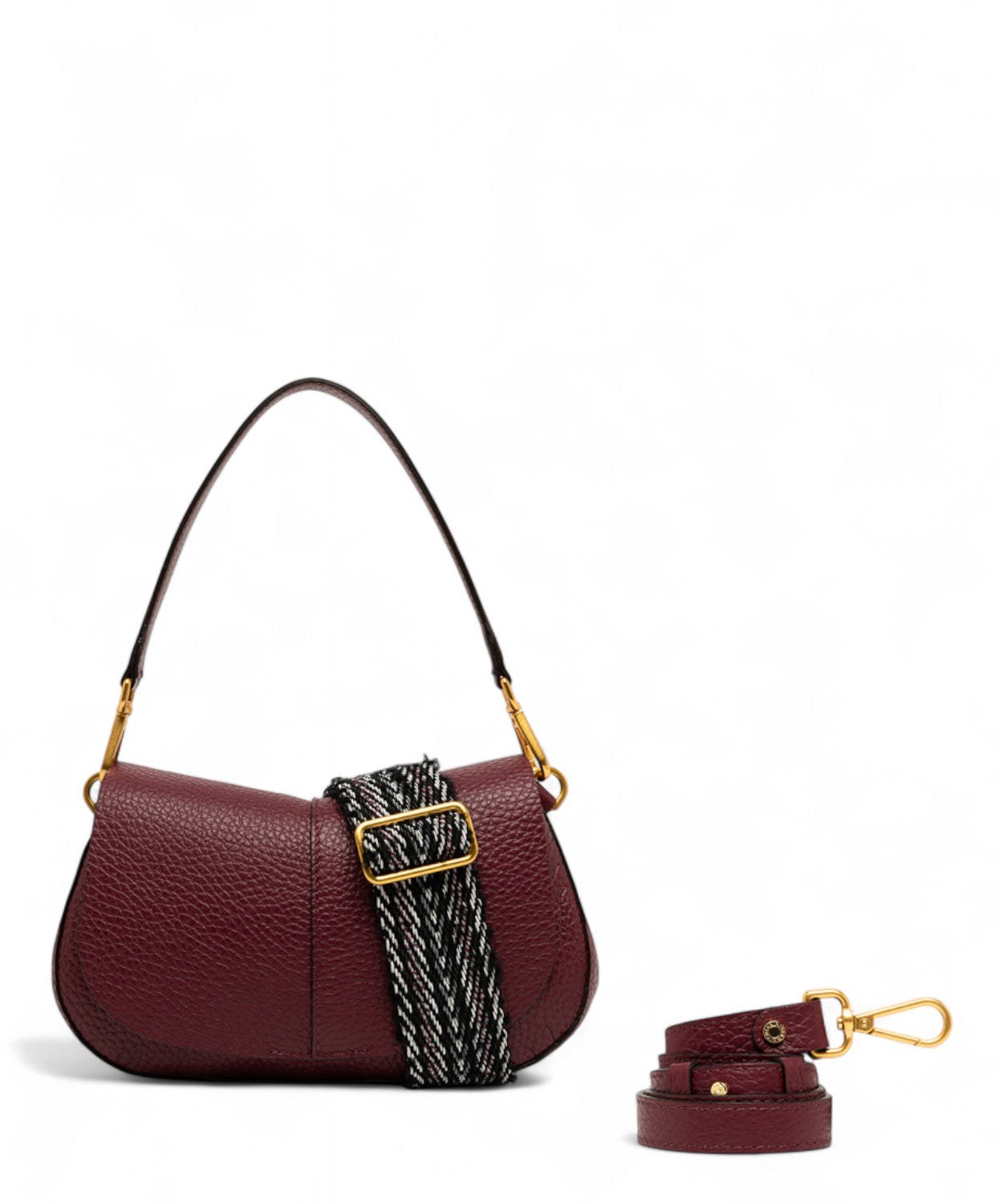 Gianni Chiarini Borsa Helena Round in Pelle Grana Maxi