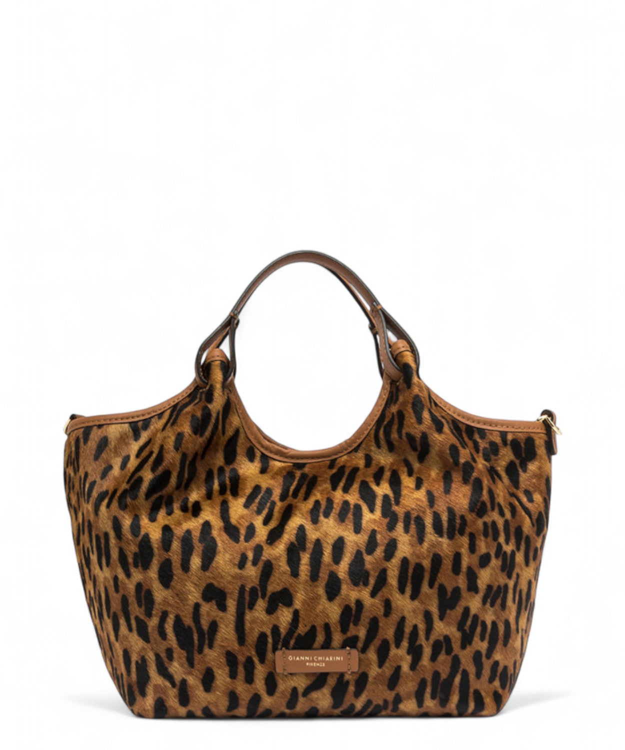 Gianni Chiarini Borsa Dua in Pelle Effetto Cavallino