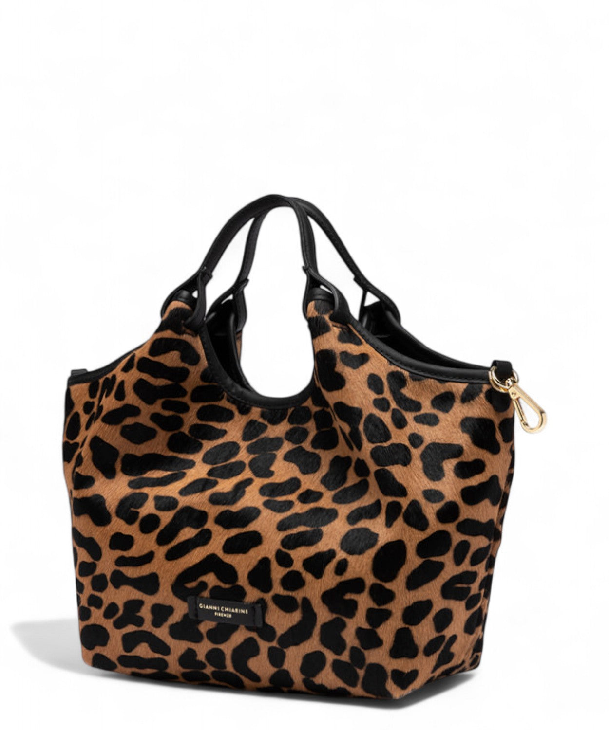 Gianni Chiarini Borsa Dua in Pelle Effetto Cavallino