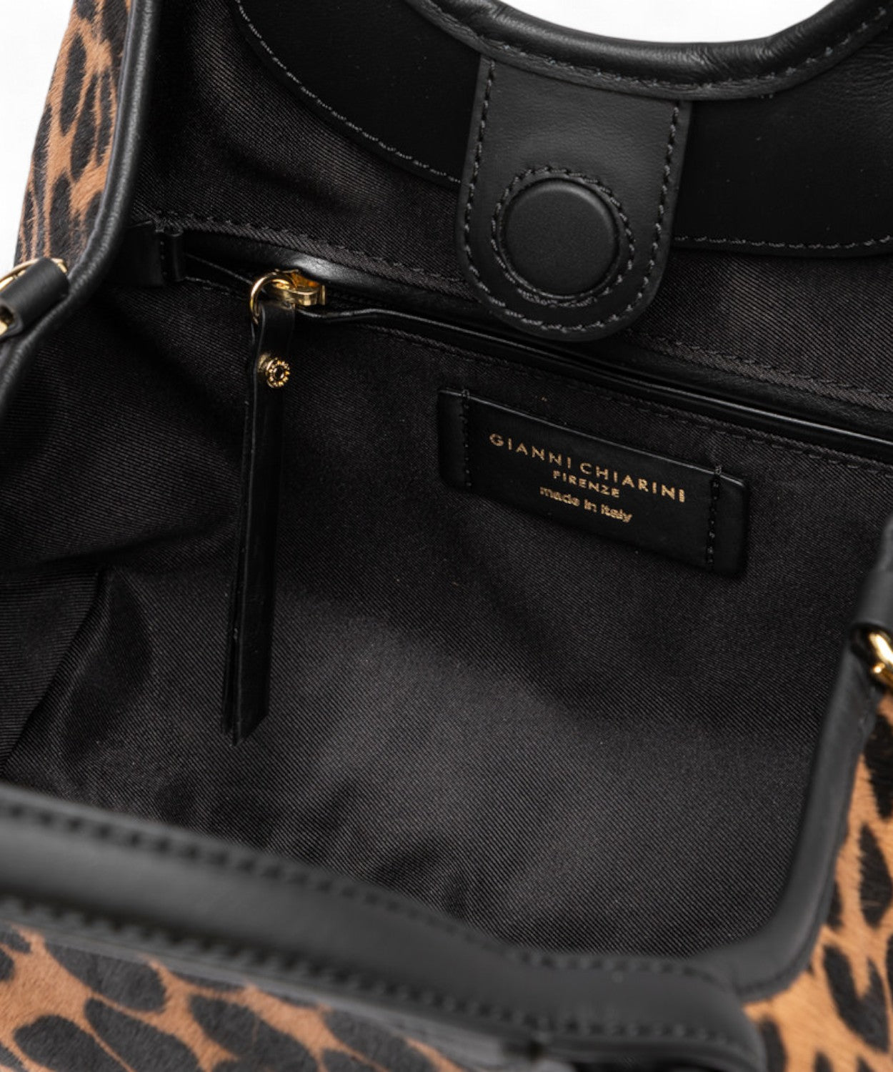 Gianni Chiarini Borsa Dua in Pelle Effetto Cavallino