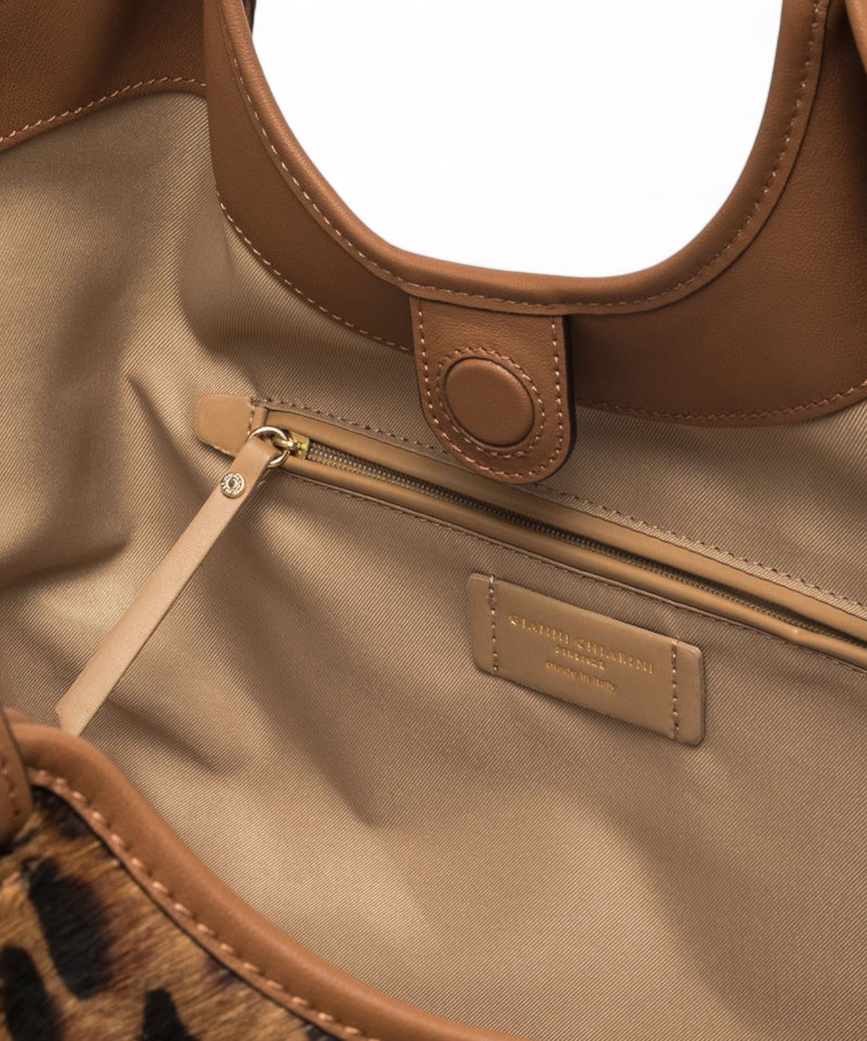 Gianni Chiarini Dua Big Borsa a Spalla in Pelle Effetto Cavallino