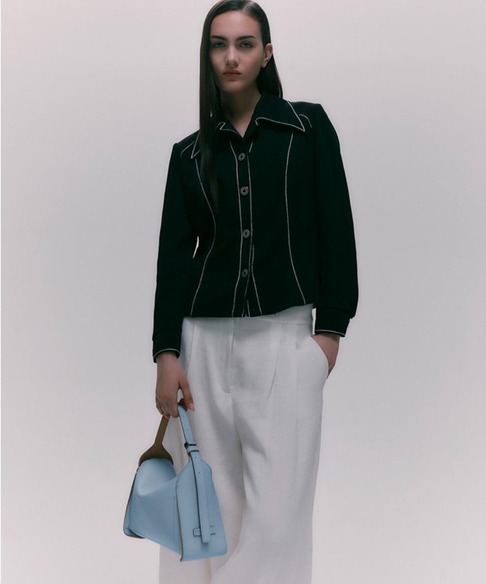 Borsa Penelope in Pelle Double Grana Maxi-Gianni Chiarini-Borse a mano-Vittorio Citro Boutique