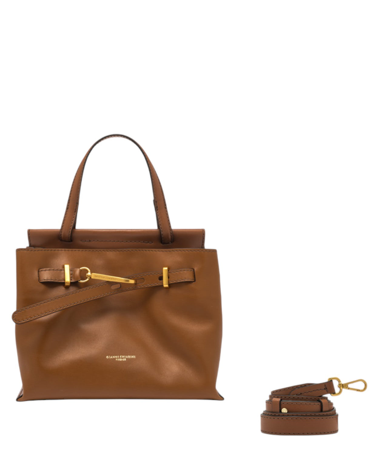 Borsa Tilda Mini in Pelle Liscia-Gianni Chiarini-Borse a mano-Vittorio Citro Boutique