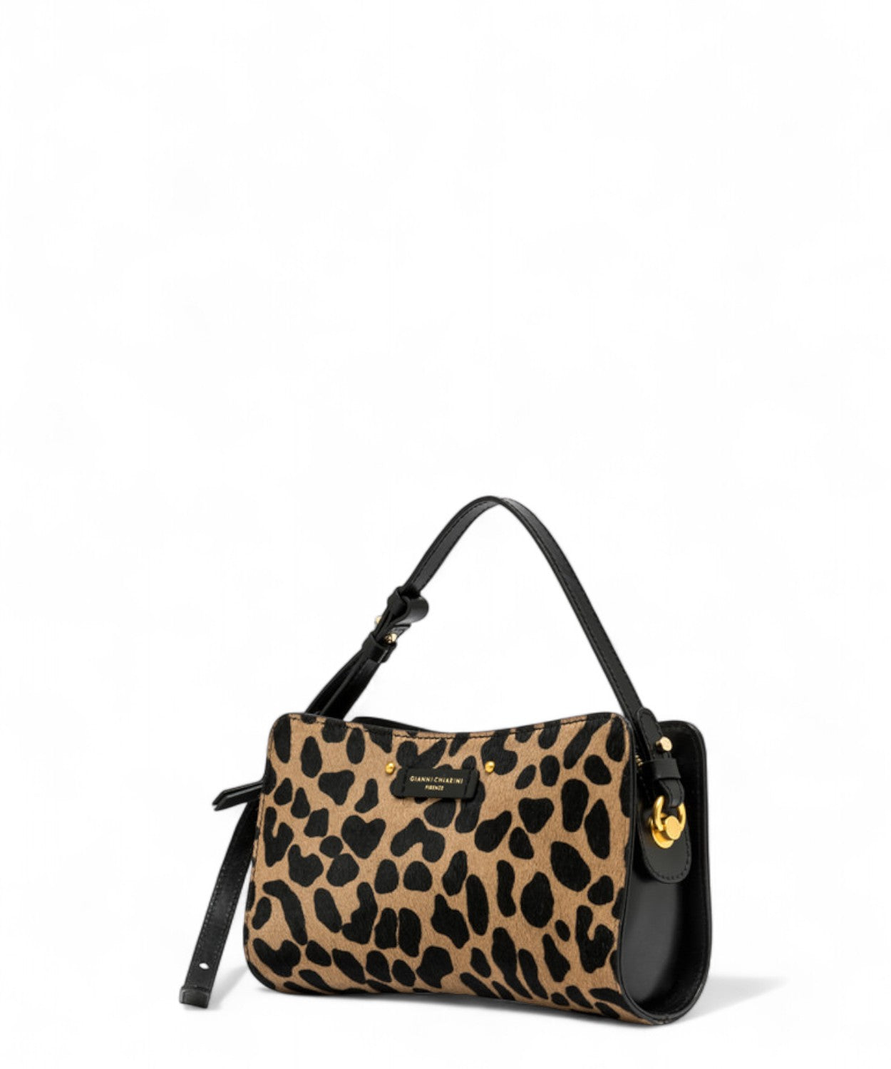 Gianni Chiarini Borsa Baguette Keira in Pelle Cavallino