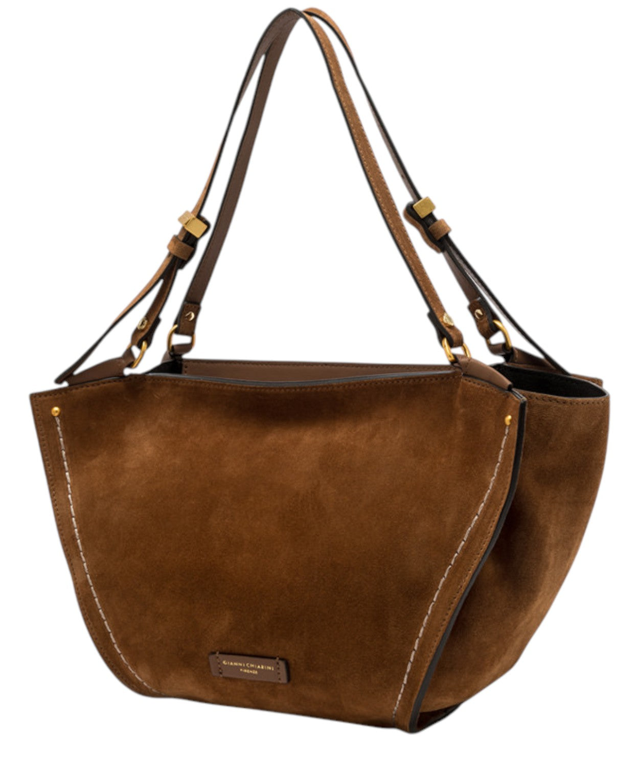 Borsa Bloom Mini in Pelle Scamosciata-Gianni Chiarini-Borse a spalla-Vittorio Citro Boutique