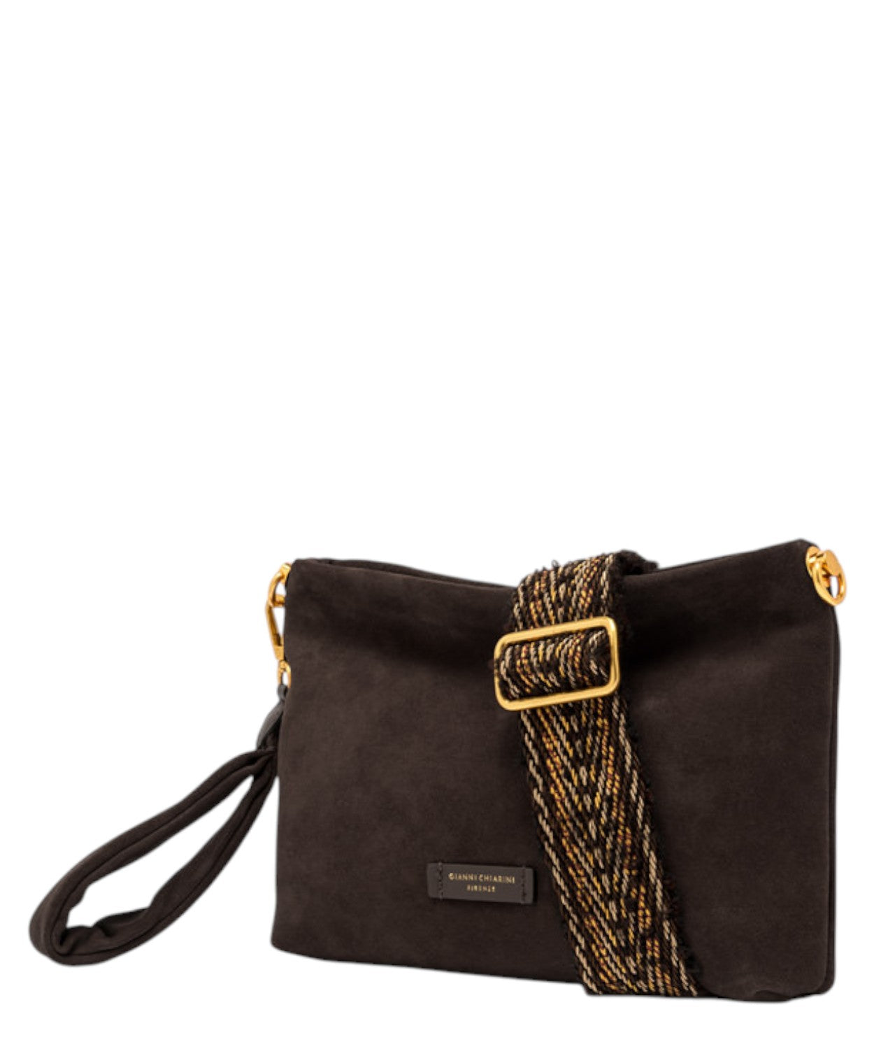 Pochette Brenda in Pelle Scamosciata-Gianni Chiarini-Pochette-Vittorio Citro Boutique