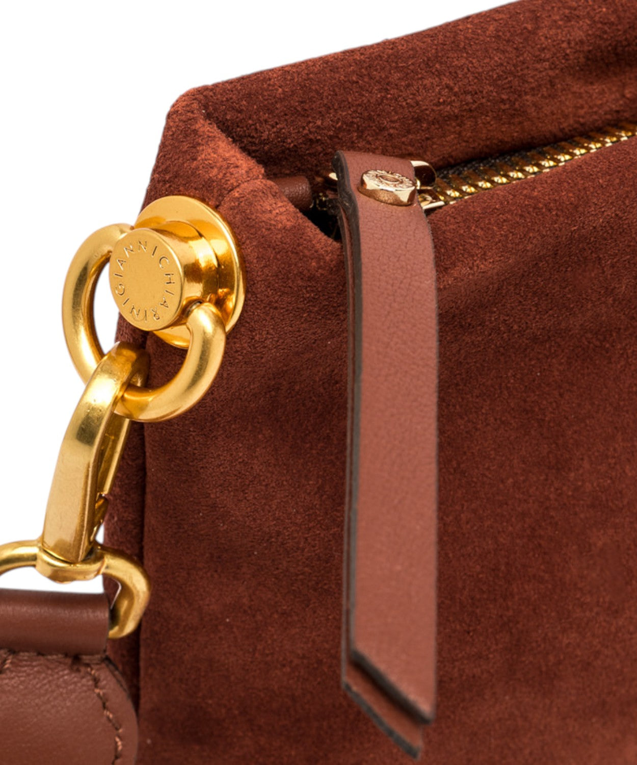 Pochette Brenda in Pelle Scamosciata-Gianni Chiarini-Pochette-Vittorio Citro Boutique