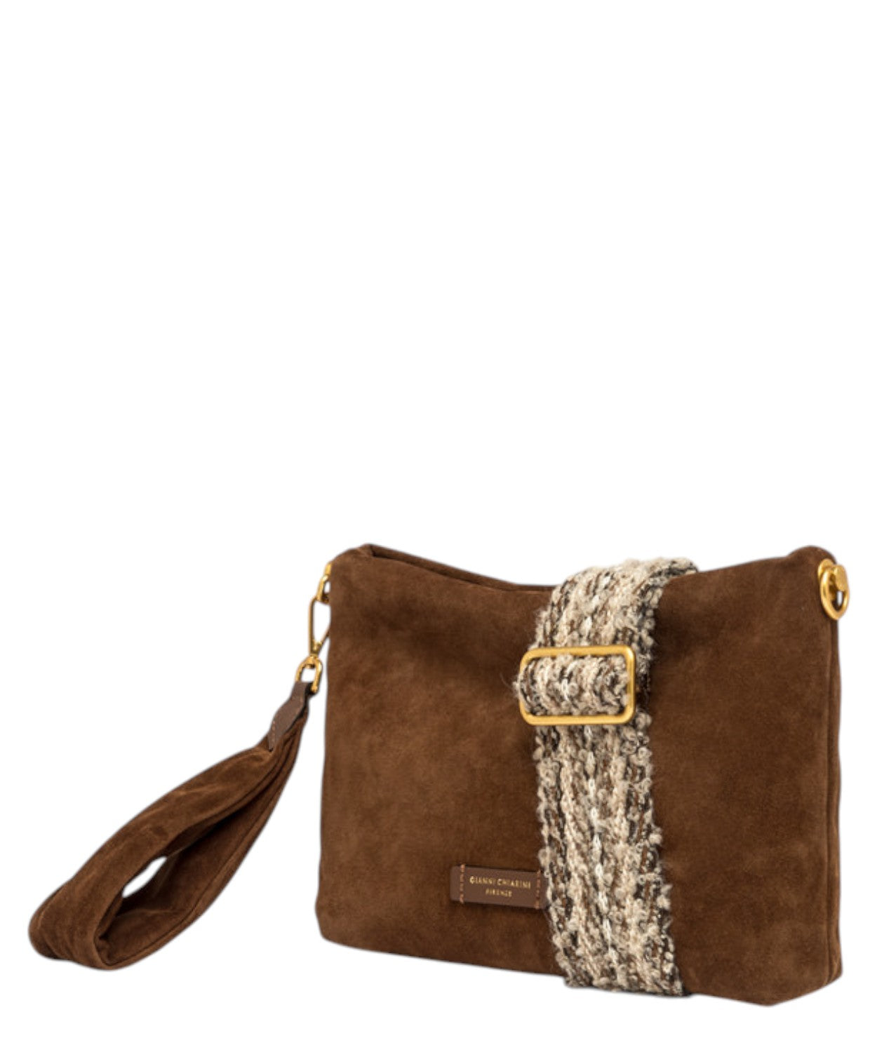 Pochette Brenda in Pelle Scamosciata-Gianni Chiarini-Pochette-Vittorio Citro Boutique