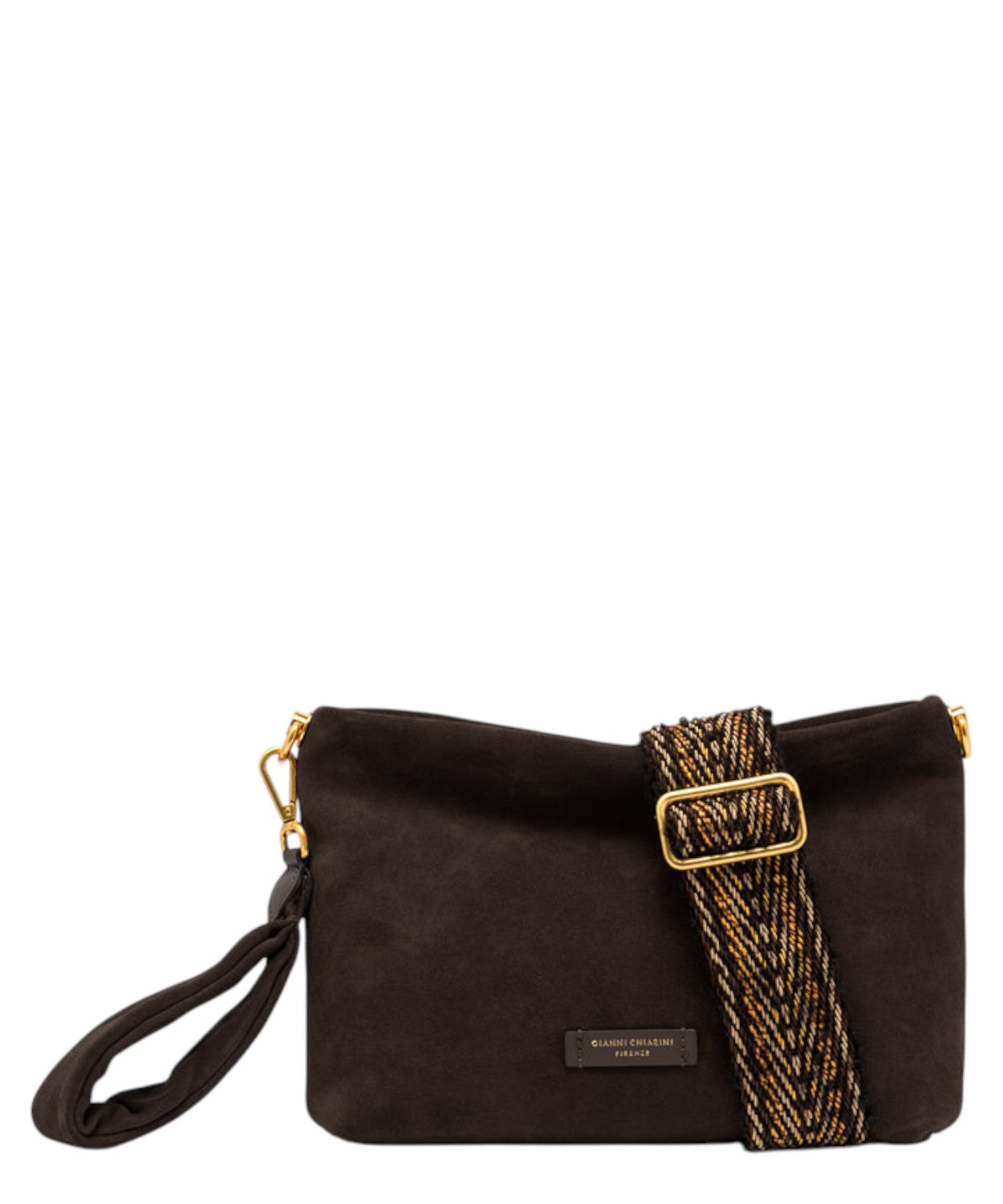 Pochette Brenda in Pelle Scamosciata-Gianni Chiarini-Pochette-Vittorio Citro Boutique