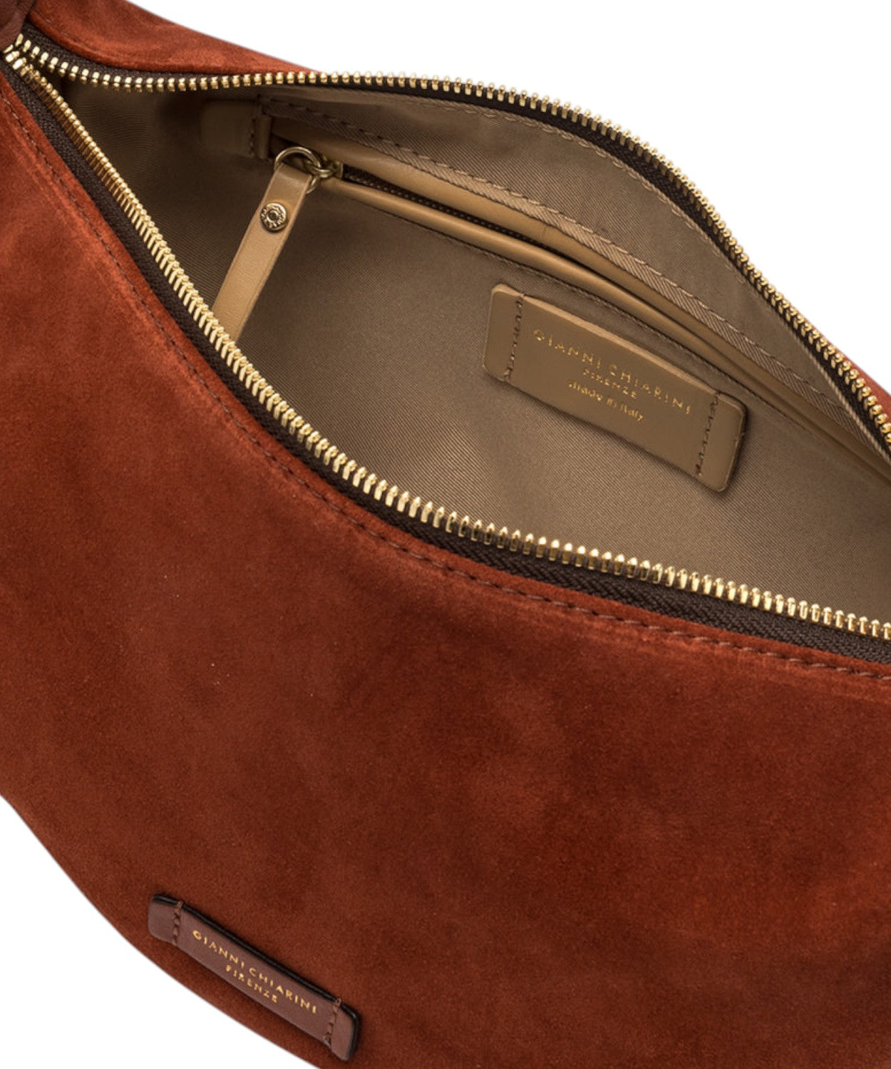 Borsa Aisha in Pelle Scamosciata-Gianni Chiarini-Borse a spalla-Vittorio Citro Boutique